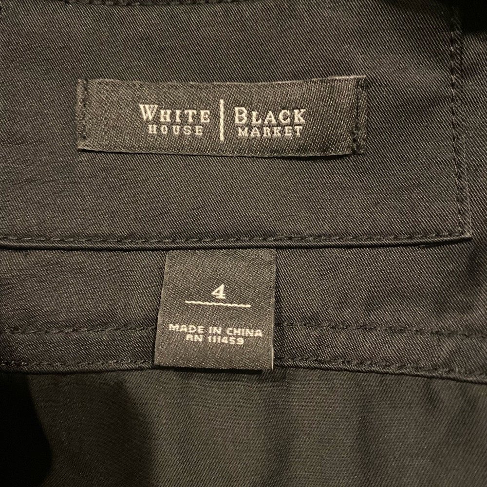 WHBM lightweight Black zip-up Jacket. - Picture 8 of 11